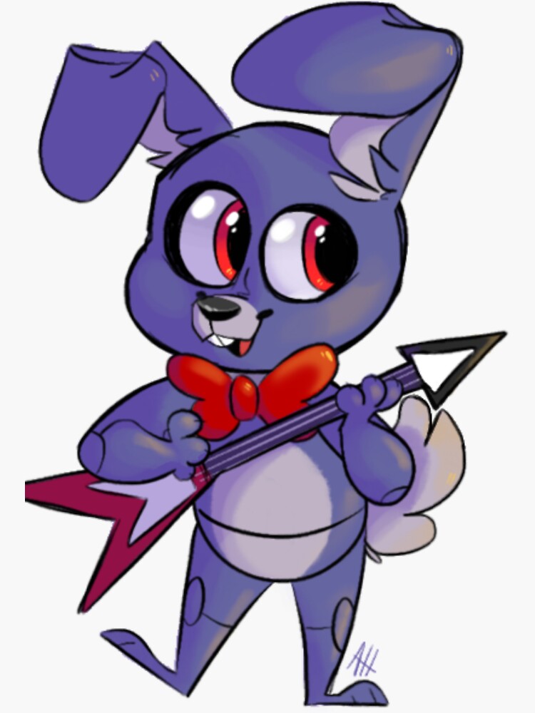 Fnaf 1 Bonnie Art Board Print for Sale by opthedragon