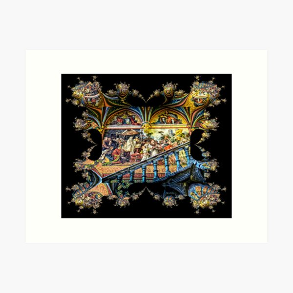 Aperçu de l'œuvre Art kitsch inspiré par le baroque | Art fractal d'inspiration baroque créée et vendue par Gascondi.
