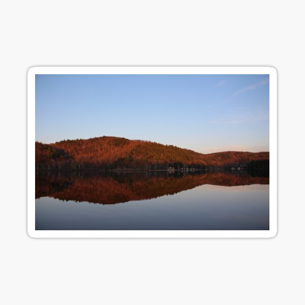 Landscapes: Mirror Lake (Dusk) Sticker