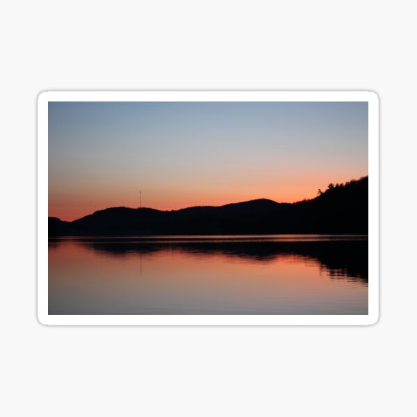 Landscapes: Sunrise (Peach) Sticker