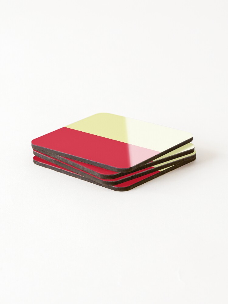 Thumbnail 4 of 5, Coasters (Set of 4), Vanilla Raspberry designed and sold by moonshinepdise.