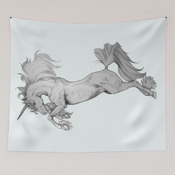 Item preview, Rearing Unicorn designed and sold by ChePanArt.