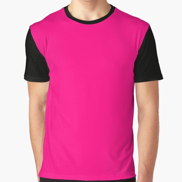 plain hot pink t shirt