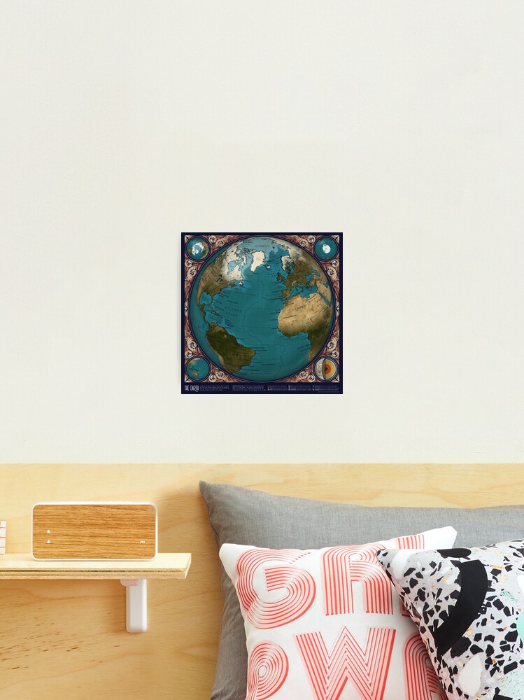 Thumbnail 1 of 3, Photographic Print, The Earth designed and sold by EleanorLutz.