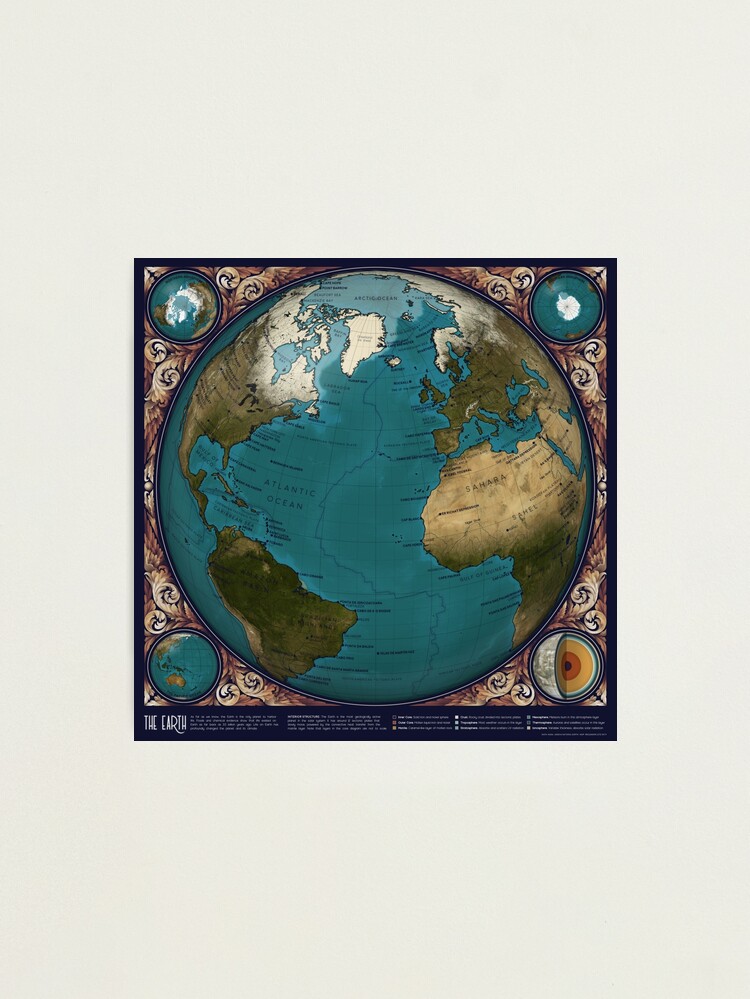 Thumbnail 2 of 3, Photographic Print, The Earth designed and sold by EleanorLutz.