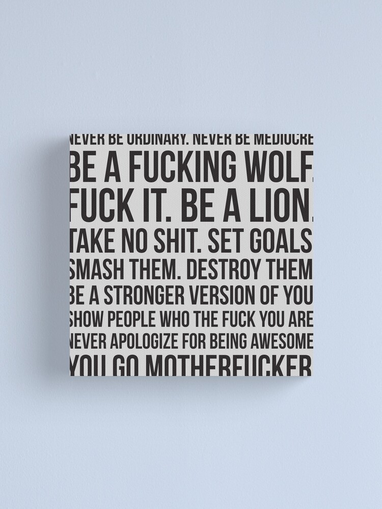 Alternate view of Never Be Ordinary Canvas Print