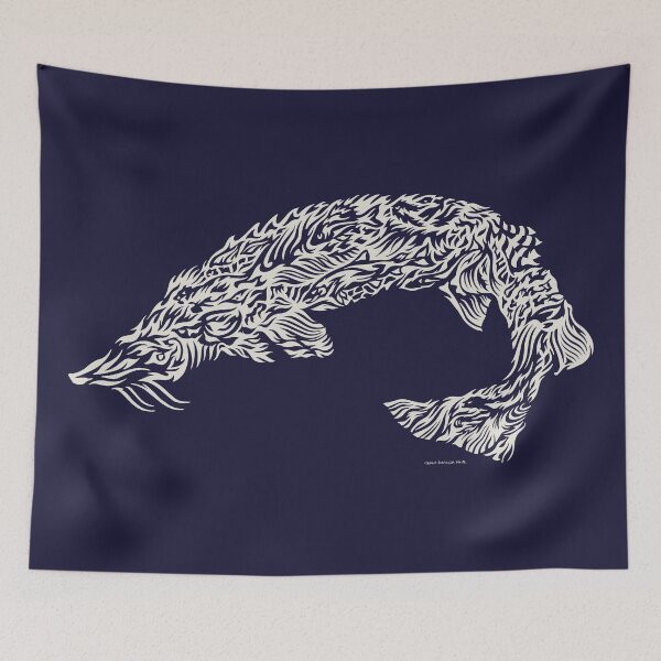 Item preview, Sturgeon Illustration  designed and sold by Sarah Kinsella.