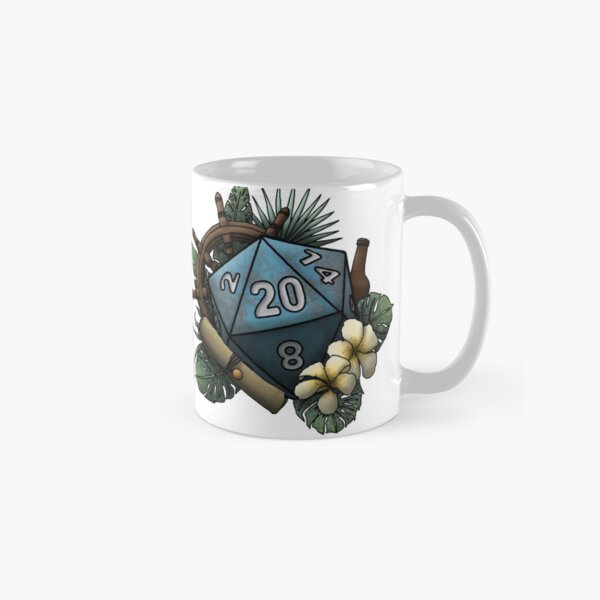 Vista previa del artículo con la obra «Seafaring D20 - Dados para juegos de mesa», diseñado y vendido por Kiel Chenier + Cassidy June Art.