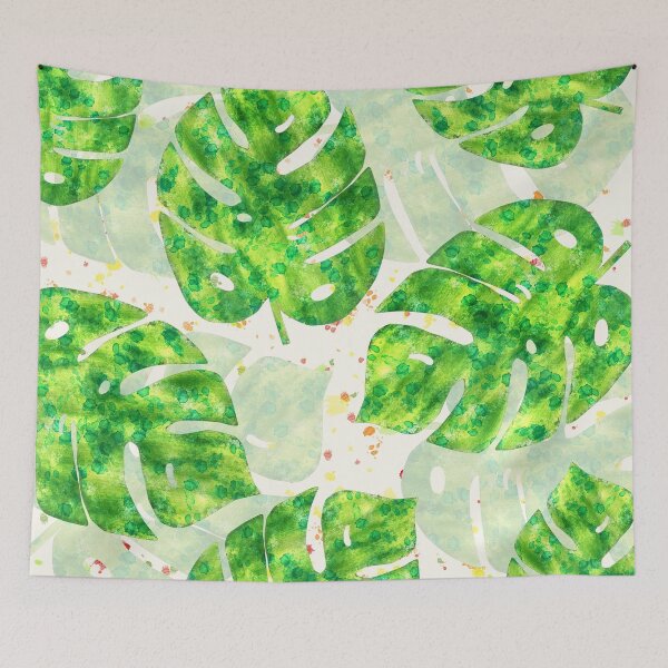 Item preview, Tropical Monstera Leaves Unique Pattern designed and sold by oursunnycdays.