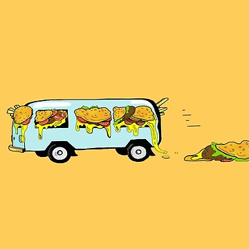 Artwork thumbnail, Burger Bus by Rohan McDonald