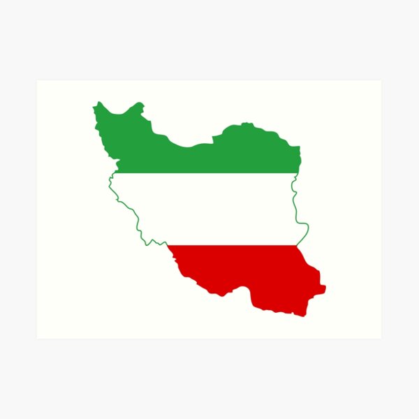 View Transparent Iran Map Flag Gif