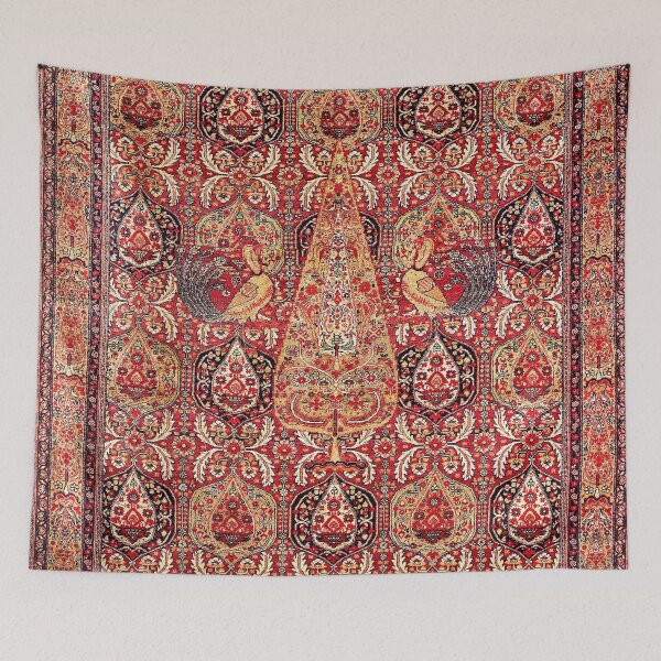 Aperçu de l'œuvre Impression de tapis persan du sud de Kerman créée et vendue par Vicky Brago-Mitchell®.