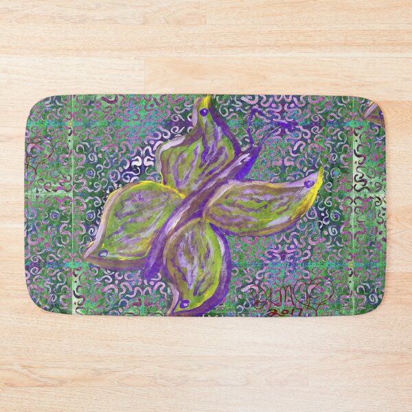Item preview, butterfly and swirls in purple and green designed and sold by Dawna Morton.