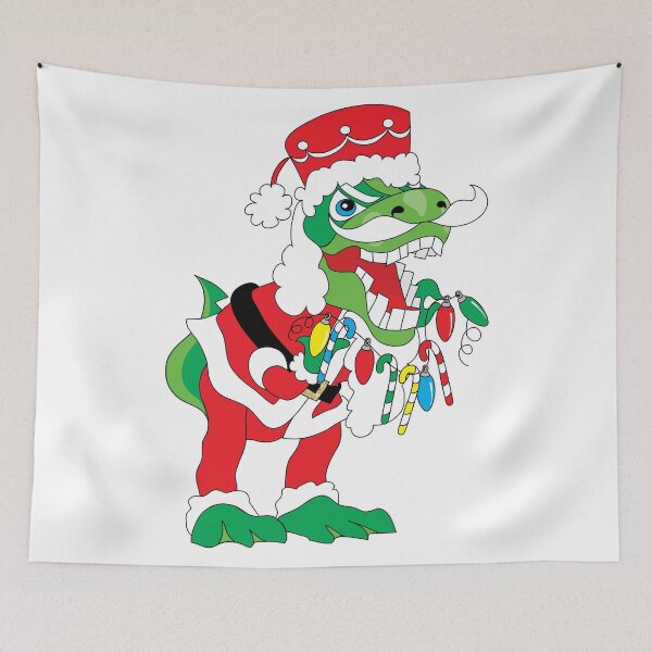 Item preview, TySANTAsaurus Rex Christmas Design designed and sold by Eileen Morris.