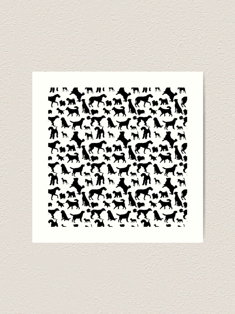 Alternate view of Dog Pattern | Puppy Pet Dog Owner Breed Art Print