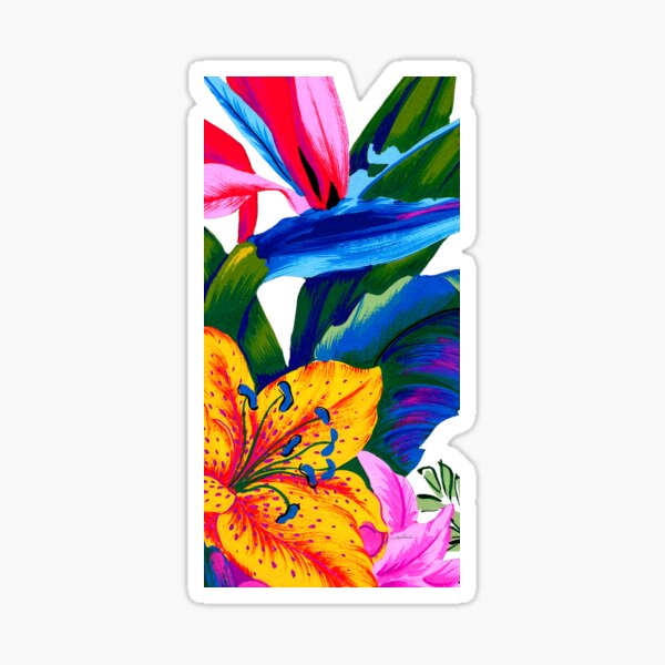 Lets Go Abstract Sticker