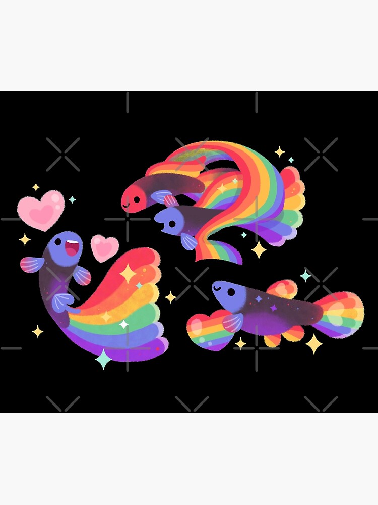 Rainbow guppy 5 by pikaole