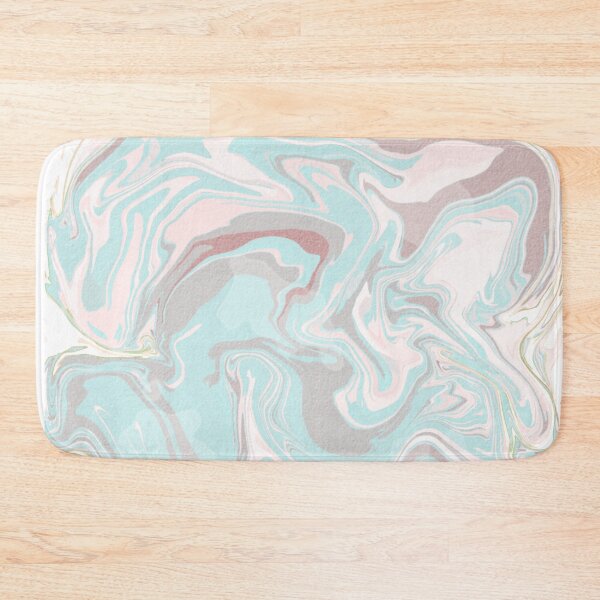 Item preview, Aqua & grey swirl marble designed and sold by AliensRich.