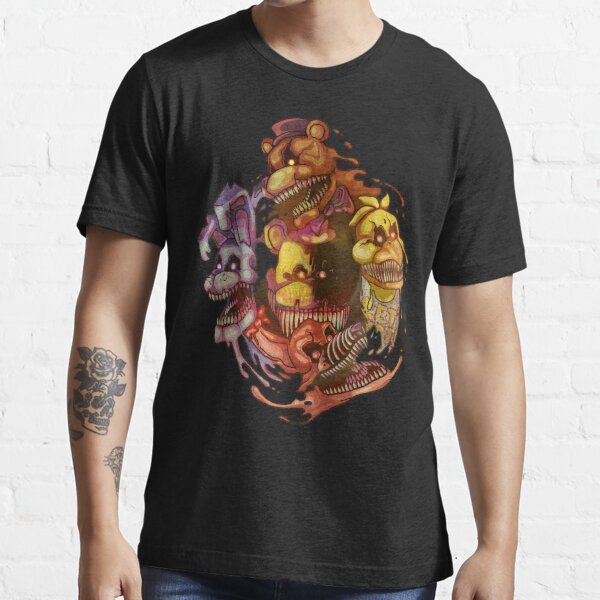 Five Nightmares Of Freddy S T Shirt For Sale By Qlaxx Redbubble Five Nights At Freddys T