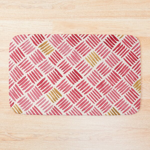 Item preview, Red and Ochre Basketweave designed and sold by Sally Cummings.