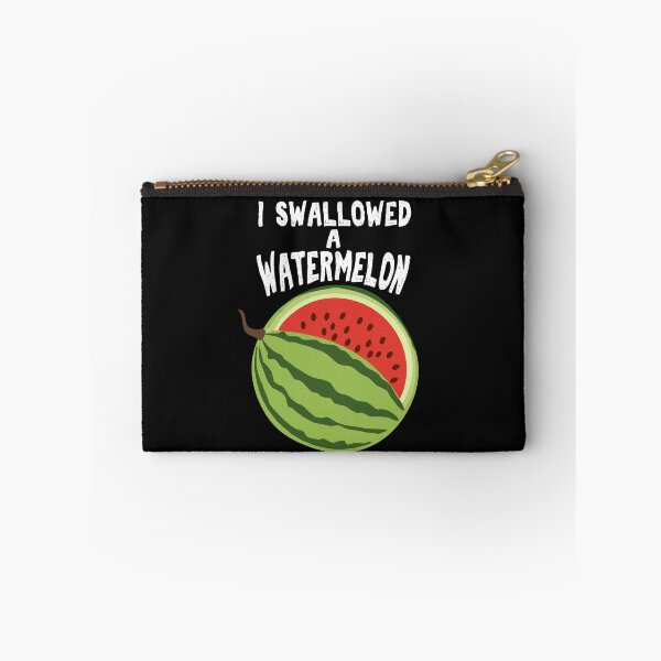 Item preview, I swallowed a watermelon Funny Big Belly Gift Pregnancy Announcement  designed and sold by alenaz.