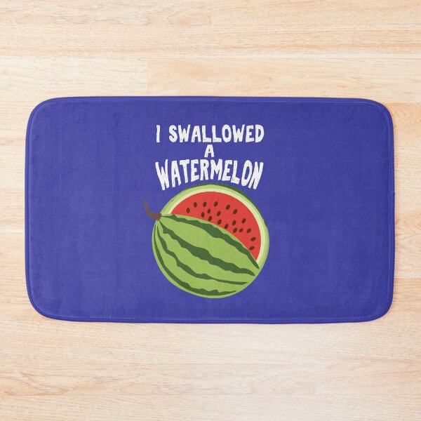Item preview, I swallowed a watermelon Funny Big Belly Gift Pregnancy Announcement  designed and sold by alenaz.