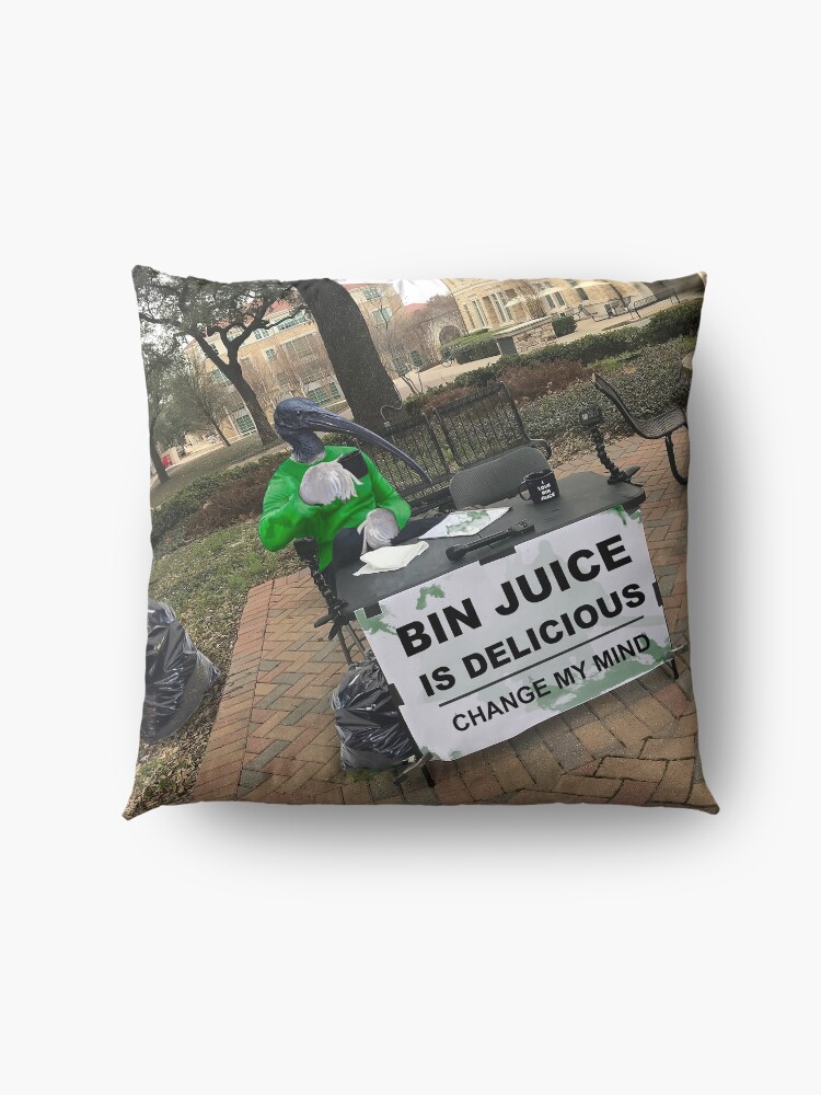 Alternate view of Bin Juice Meme Floor Pillow