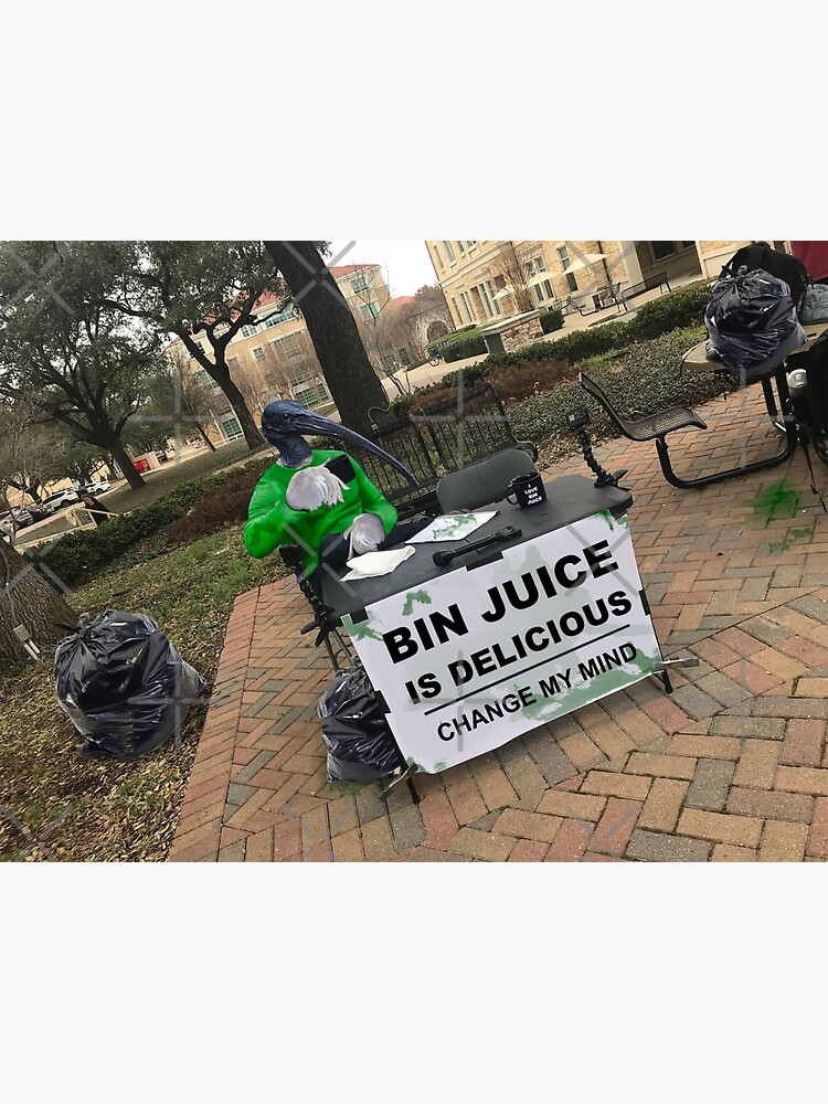 "Bin Juice Meme" Sticker by LukeRosenberg Redbubble