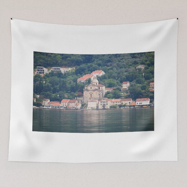 Item preview, Prcanj village and church Bay of Kotor Montenegro designed and sold by goceris.