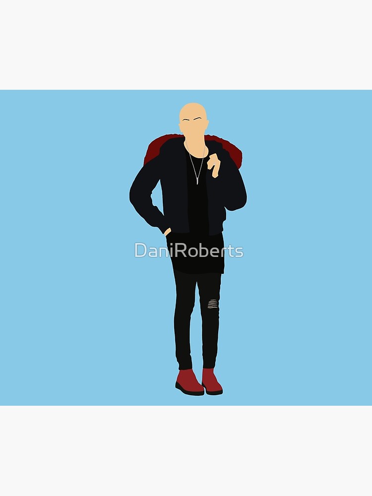 "Mitch Vector Red" Poster by DaniRoberts Redbubble