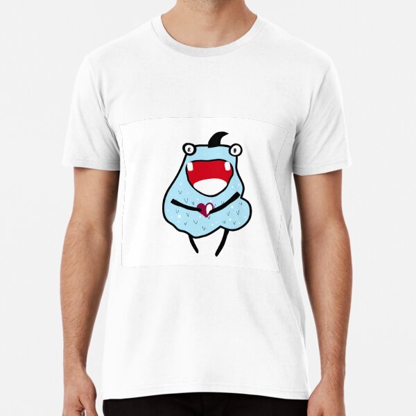 doodle blue monster design Premium T-Shirt
