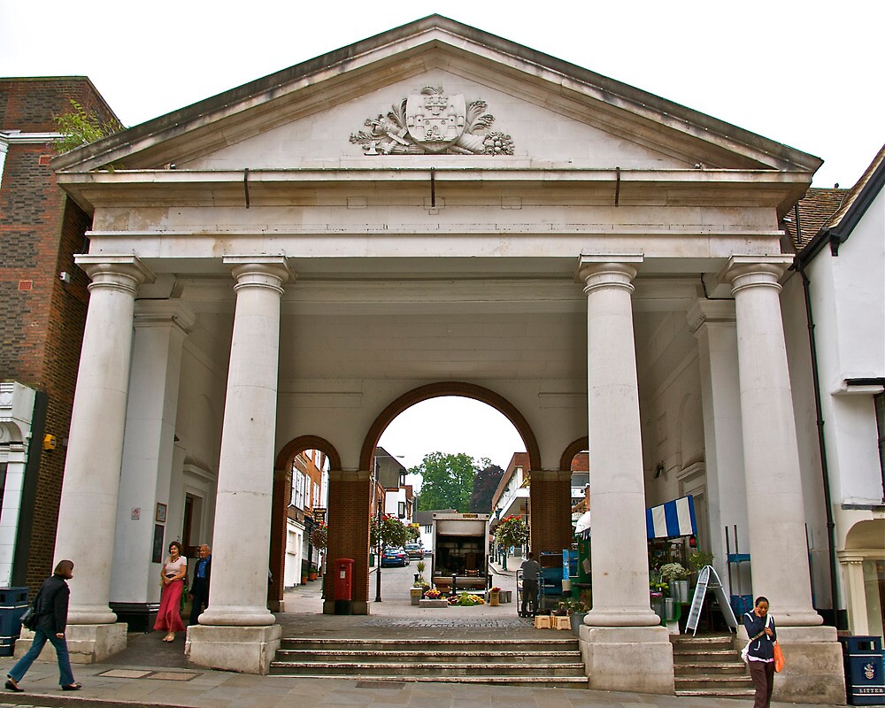 "Tunsgate Guildford" by John Thurgood Redbubble