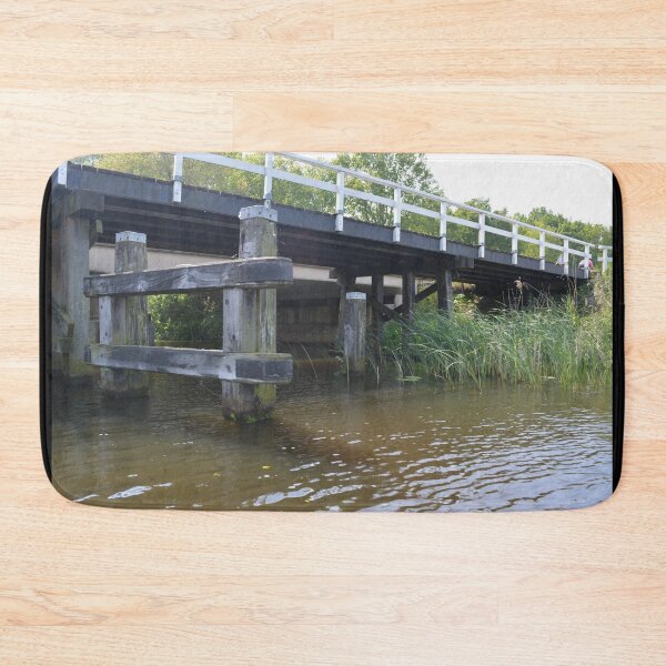 Item preview, Bicycle bridge with white wooden handrail designed and sold by Hilbert72.
