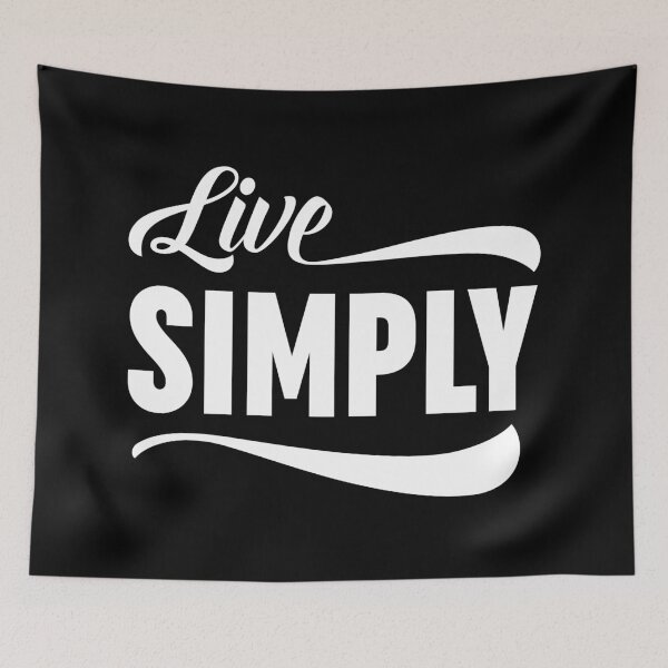Item preview, Live Simply designed and sold by ZoollGraphics.