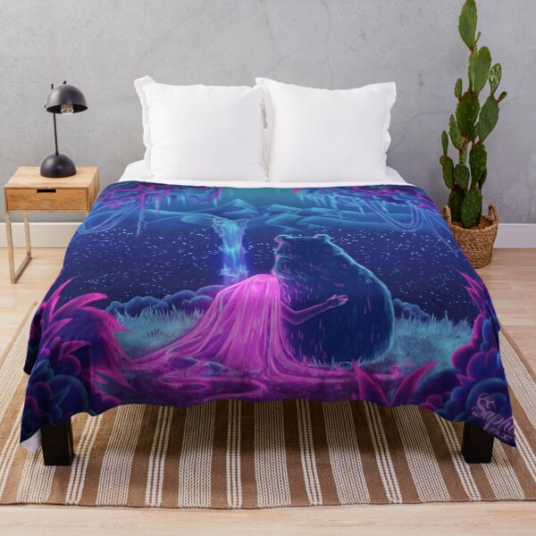 Item preview, Girl With The Bear - Fantasy artwork designed and sold by Saphira_Digital _Art.