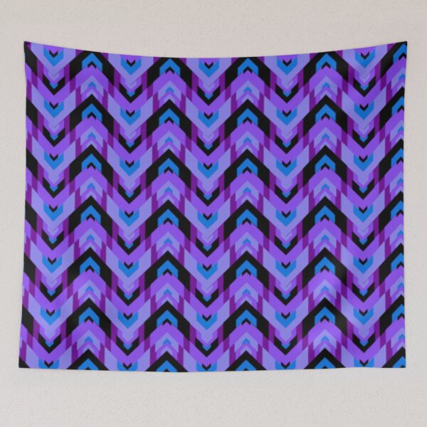 Item preview, Purple Striped Cheverons designed and sold by KirstenStar.