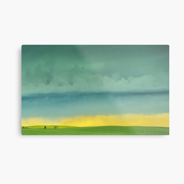Alberta Fields Metal Print