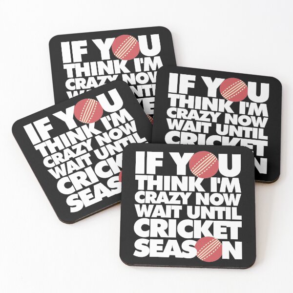 Item preview, If you think Im crazy now wait until Cricket Season Funny Sports designed and sold by elhefe.