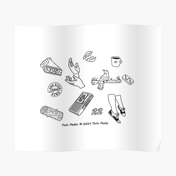 "Twin Peaks " Poster by ValentinaHramov | Redbubble
