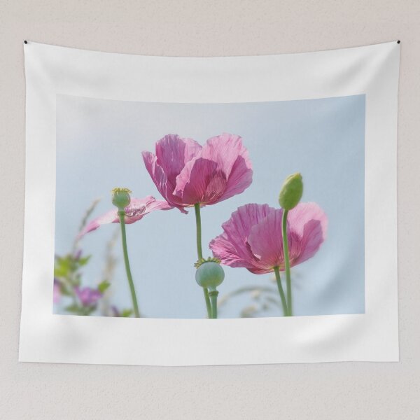 Item preview, Wild Pink Poppies Beside the River Dee in Chester designed and sold by AnnDixon.
