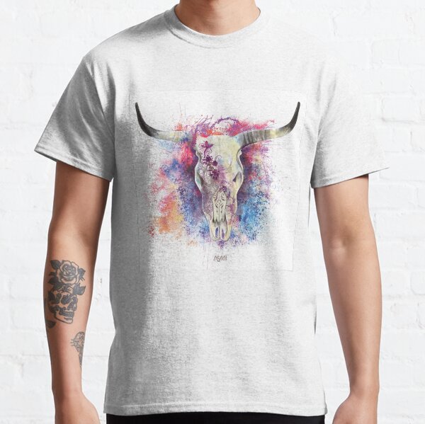 Crane Vache colorée T-shirt classique