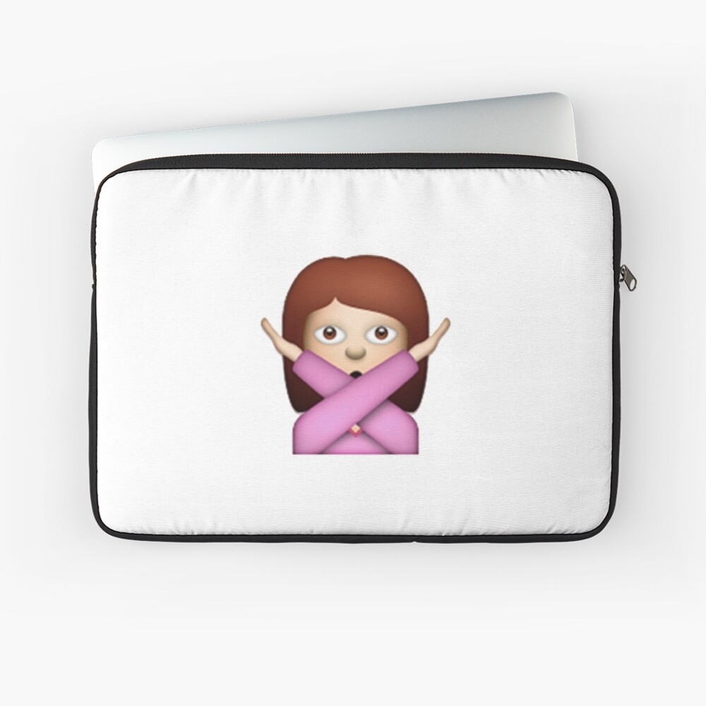 "Crossed Arms Emoji" Laptop Sleeve for Sale by rosiestelling Redbubble