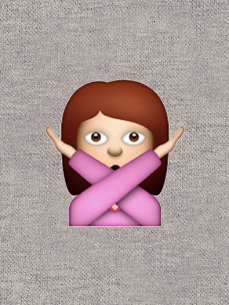 "Crossed Arms Emoji" Lightweight Hoodie by rosiestelling Redbubble