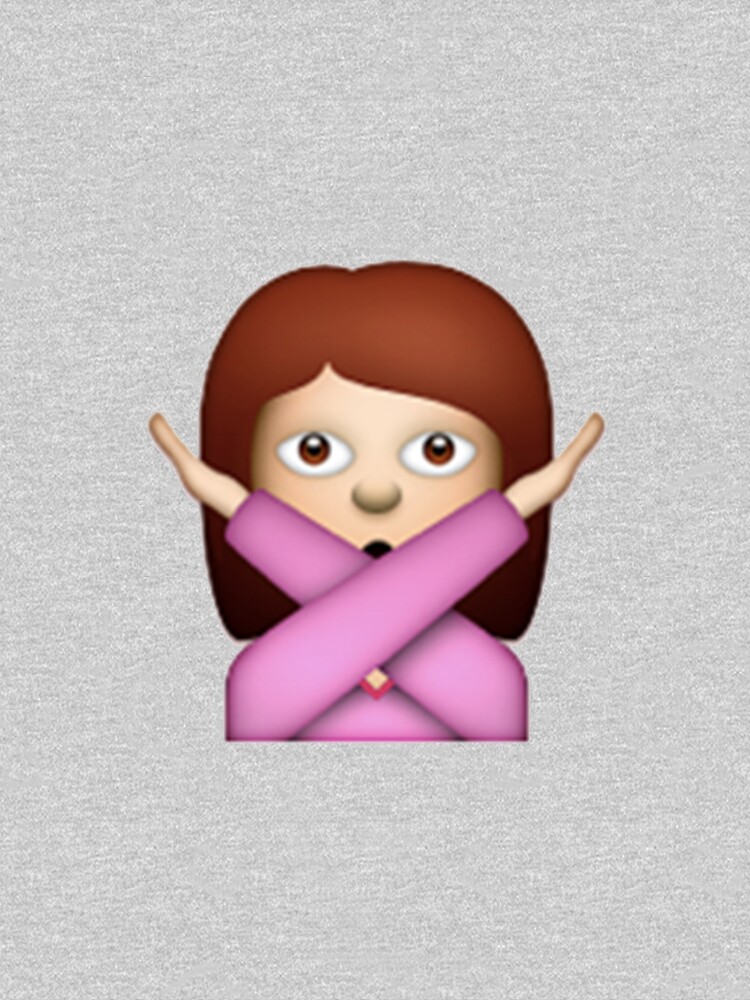 "Crossed Arms Emoji" Pullover Hoodie by rosiestelling Redbubble