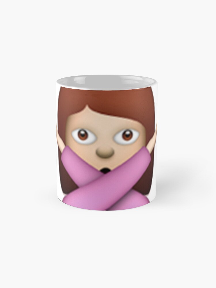"Crossed Arms Emoji" Coffee Mug for Sale by rosiestelling Redbubble
