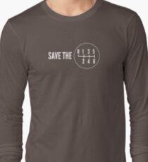 Save the Manual Transmissions (stick shift) Long Sleeve T-Shirt