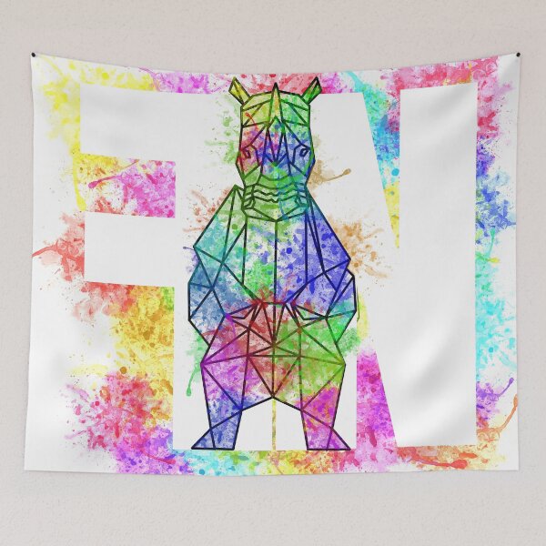 Item preview, F*ck normality Water color rhino designed and sold by Non-Compliant.