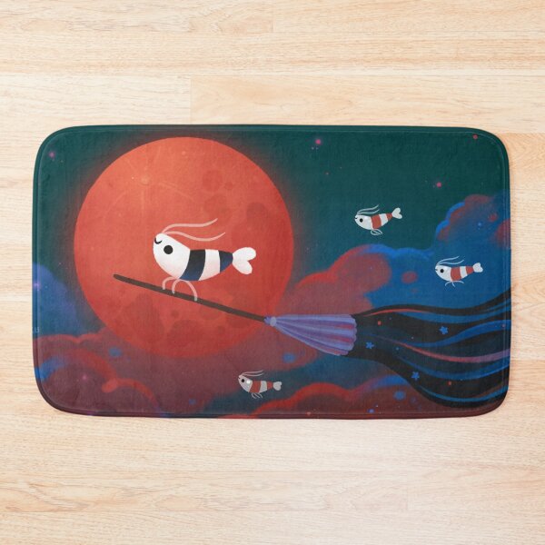 Moonlit night Bath Mat