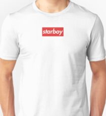 starboy - supreme logo style Slim Fit T-Shirt