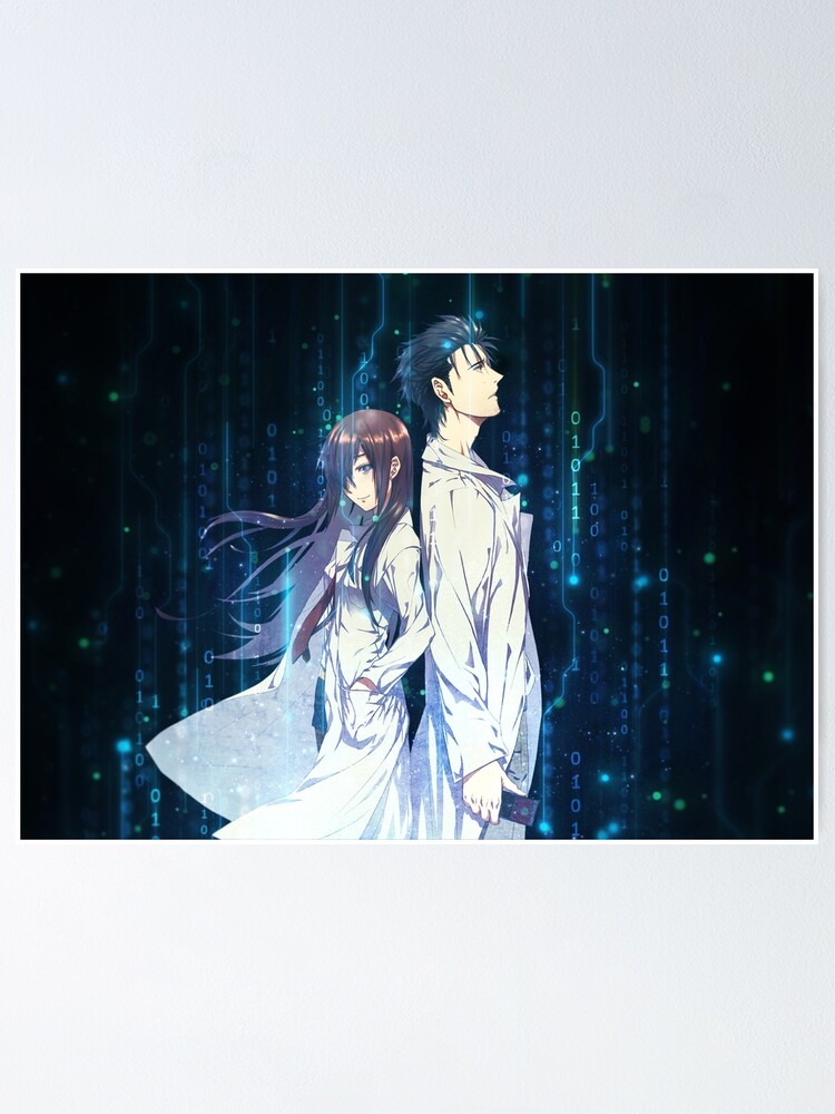 Steins Gate Kurisu Okabe Poster By Lawliet1568 Redbubble